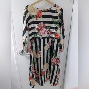 Striped long tunic kameez small